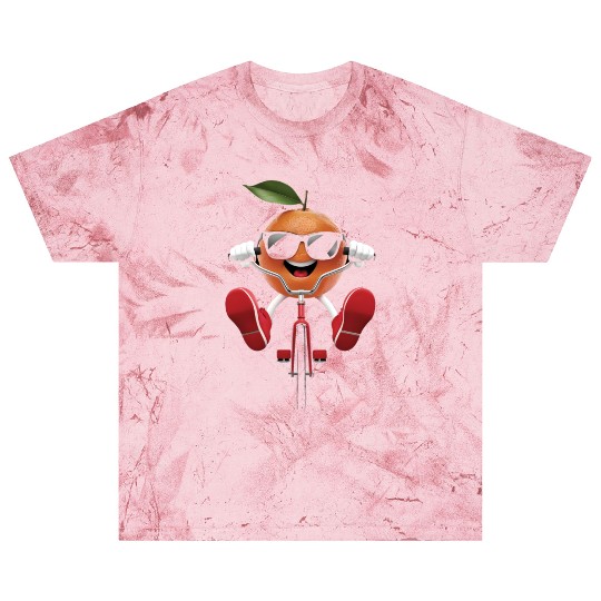 Mandarin Cycling On Bike Realistic Blast T Shirts