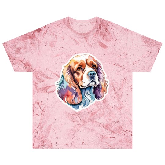 American Cocker Spaniel Watercolor Blast T Shirts