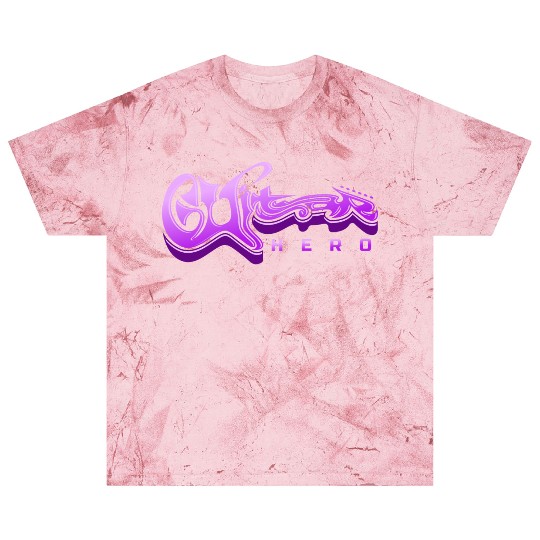 Guitar Hero - Typography Design Blast T Shirts