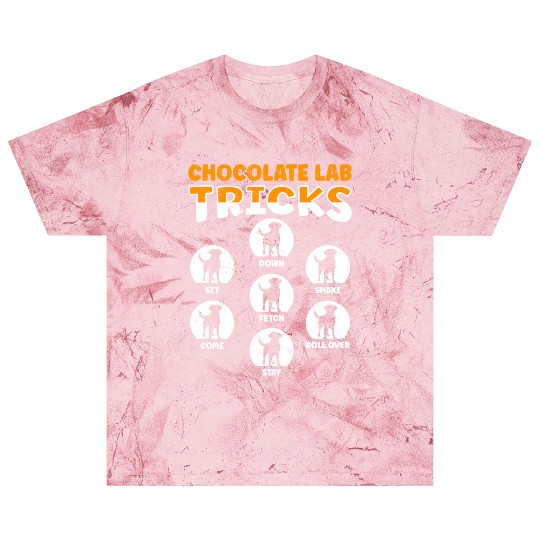 Labrador Funny CHOCOLATE LAB TRICKS Stubborn Blast T Shirts