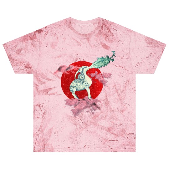 Mythical Chimera Kirin Standing on a Seal Larger Blast T Shirts