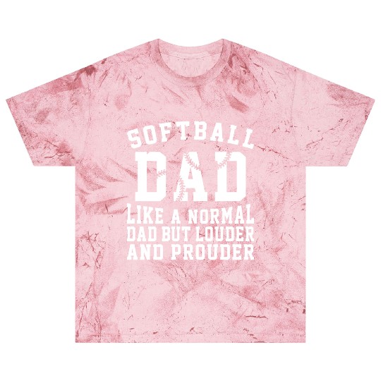 Prouder Softball Dad Funny Daddy Father's Day Blast T Shirts