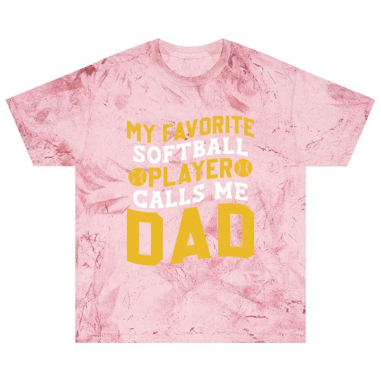 Calls Me Softball Dad Funny Daddy Father's Day Blast T Shirts