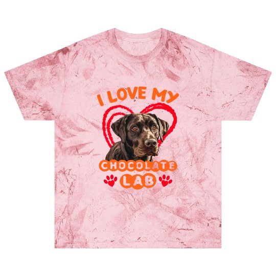 Brown Labrador I LOVE MY CHOCOLATE LAB Owner Blast T Shirts