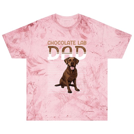 Labrador CHOCOLATE LAB DAD Labrador Owner Blast T Shirts