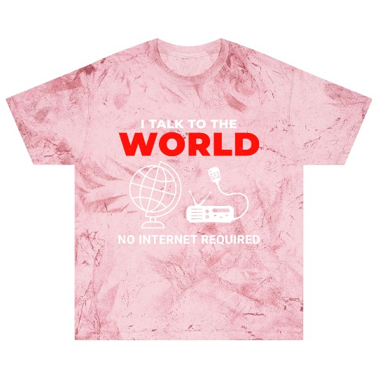 Amateur Ham Radio Operator Radio Waves Frequency Blast T Shirts