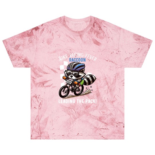 Raccoon Rides to Glory| bike racing fever raccoon Blast T Shirts