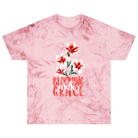 Elegant Red Azalea Watercolor Blast T Shirts