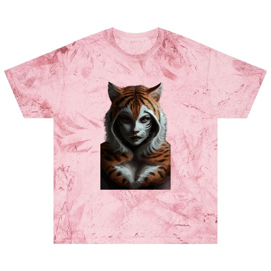 Fierce Jungle Tiger Spirit Fantasy Artwork Blast T Shirts