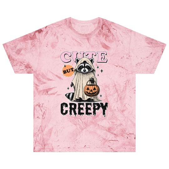 Funny Halloween Raccoon Cute But Creepy Boo Trash Blast T Shirts