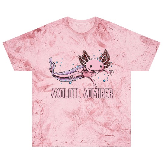 Axolotl Admirer Animal Meme Salamander Animal Pun Blast T Shirts