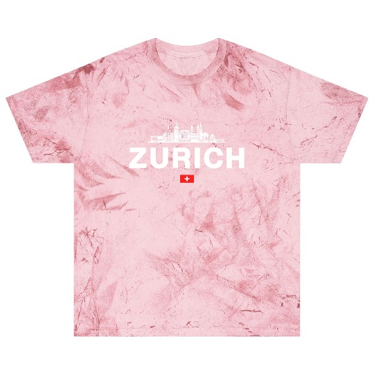 Zurich Switzerland Swiss Alps Lake Zurich Blast T Shirts