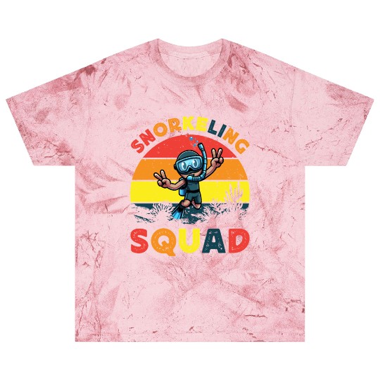 snorkeling squad diver ocean snorkeling sunset sea Blast T Shirts