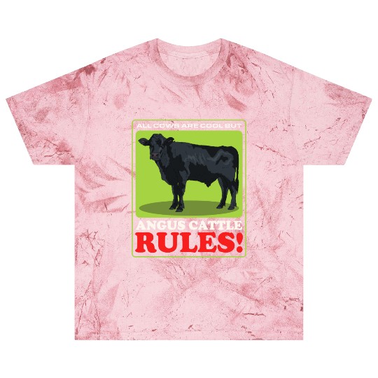 Black Angus Cow Angus Cattle Rules Blast T Shirts