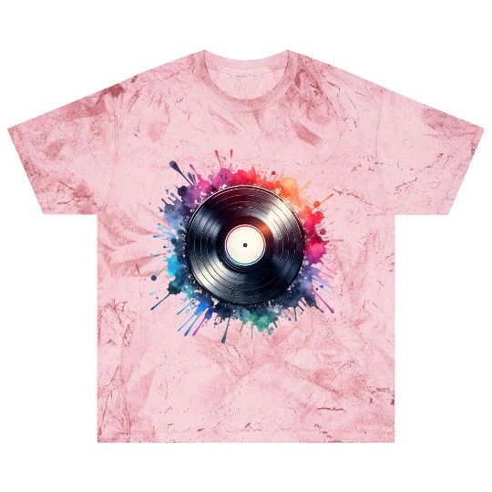 Colorful retro vinyl record Blast T Shirts
