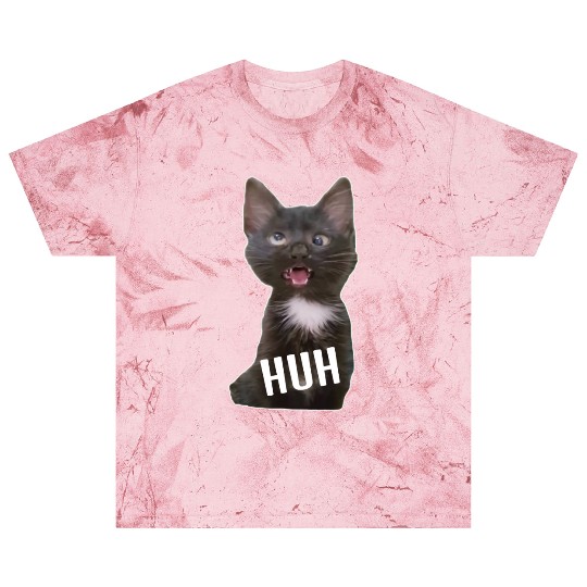 Funny Cross Eyed Cat Meme Huh Funny Cat Blast T Shirts