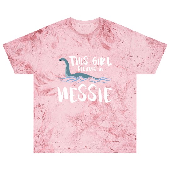 Girl Believes In Nessie Loch Ness Cryptid Blast T Shirts