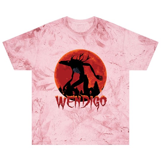 Cryptid Monsters Folk Wendigo Cryptid Creepy Blast T Shirts