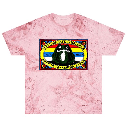 Japanese Safety Matches Matchbox Art Frog Blast T Shirts