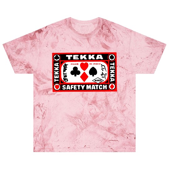 Indian Safety Matches Matchbox Art Suits of Poker Blast T Shirts
