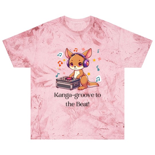 "Kanga-groove to the Beat" DJ Kangaroo Design Blast T Shirts