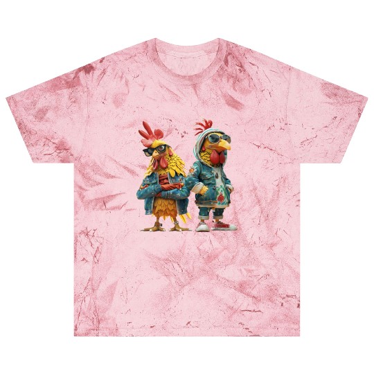 Chickens looking cool in trendy Blast T Shirts