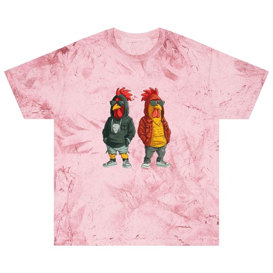 Fashionable chickens in hip streetwear Blast T Shirts