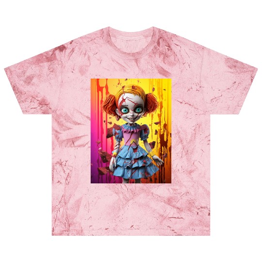 Horror Doll embrace the fear Blast T Shirts