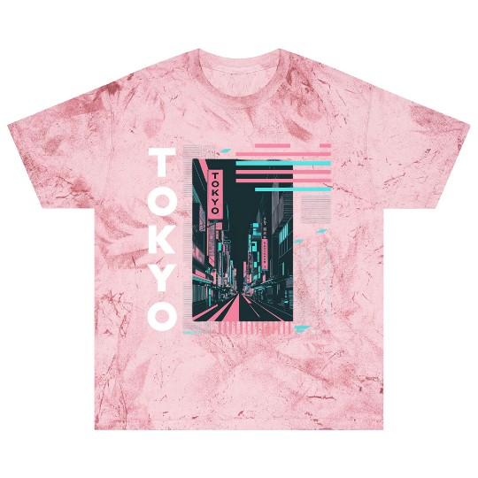 Neon Streets of Tokyo Blast T Shirts