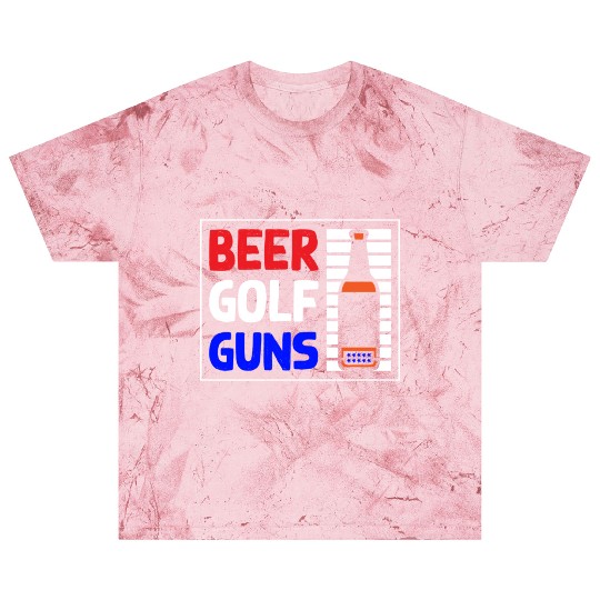 Beer Golf Guns Blast T Shirts