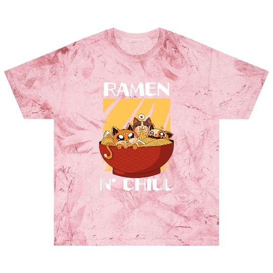 Cute Kawaii Cat Ramen Bowl Japanese Noodle Soup Blast T Shirts