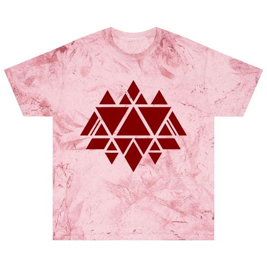 Diamonds and Triangles Geometric Vector 1 Color Blast T Shirts
