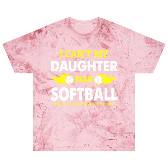 My Daughter Has Softball Mom Mommy Mother's Day Blast T Shirts