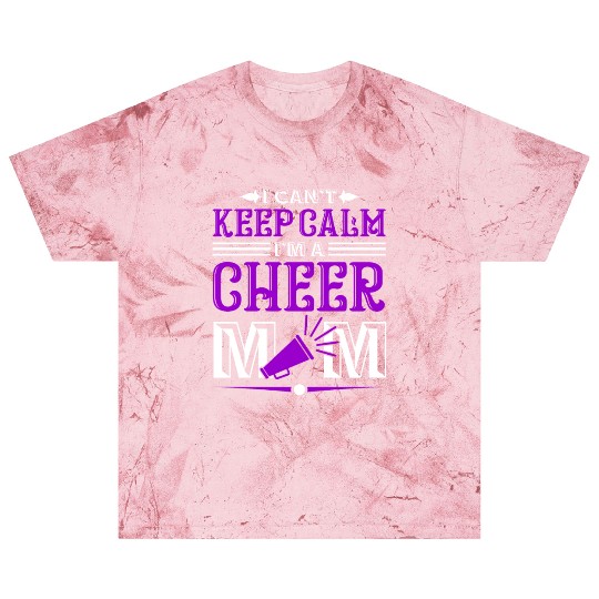 Keep Calm Cheer Mom Cheerleading Mother's Day Blast T Shirts