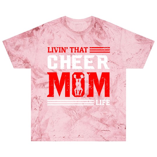 Living Cheer Mom Life Cheerleading Mother's Day Blast T Shirts
