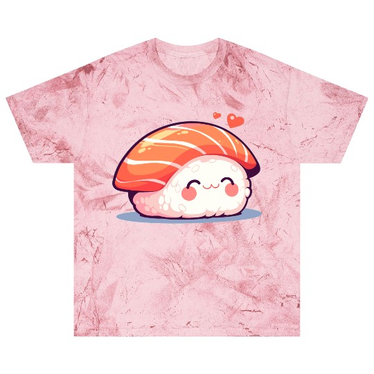 Kawaii Sushi Salmon Nigiri Blast T Shirts