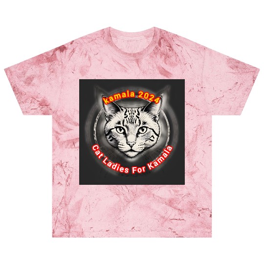 Cat Ladies For Kamala Blast T Shirts