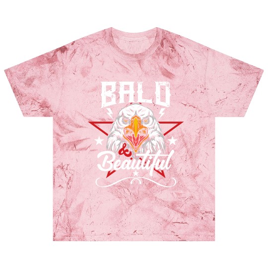 Bald & Beautiful American Eagle with Stars and Blast T Shirts