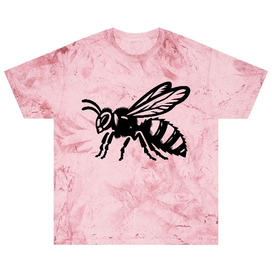 Two Color Wasp Insect Vector Art path3 Blast T Shirts