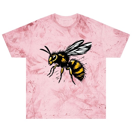 Two Color Wasp Insect Art 1 Blast T Shirts