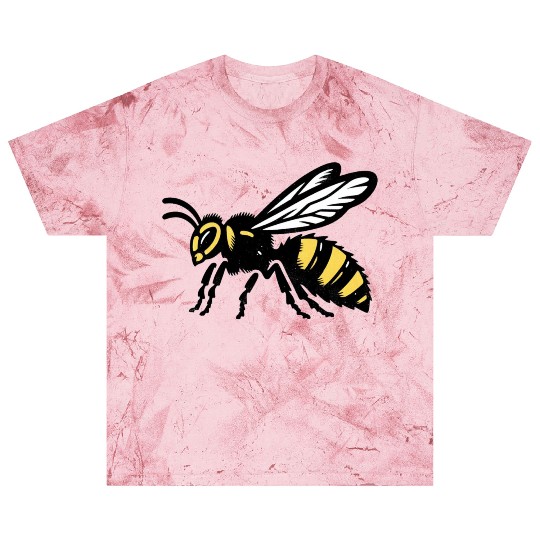 Two Color Wasp Insect Art Blast T Shirts