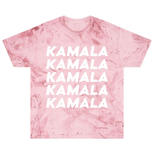 Kamala Harris Election 2024 White Typography Blast T Shirts