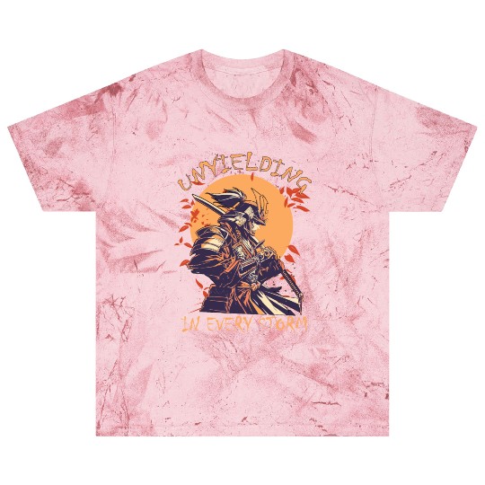 Unyielding In Every Storm Japanese Warrior Samurai Blast T Shirts