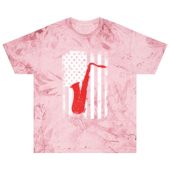Patriotic US Saxophone Player Blast T Shirts