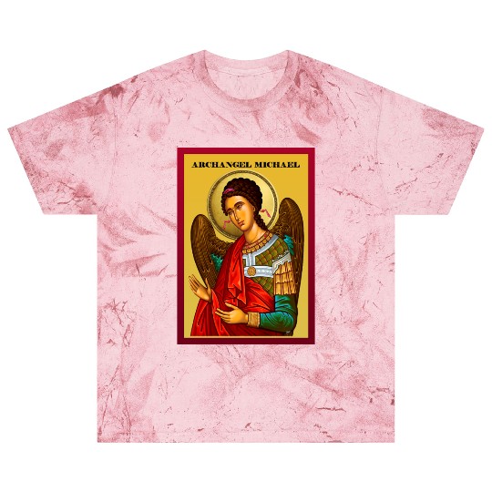 Archangel Michail Orthodox pray icon Blast T Shirts