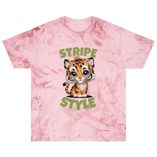 Cute Tiger Stripe Style Blast T Shirts