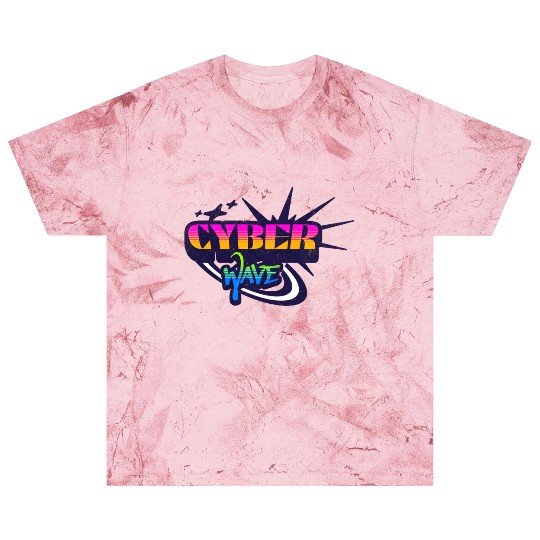 Cyber Wave - Neon Streetwear for Y2K fans Blast T Shirts