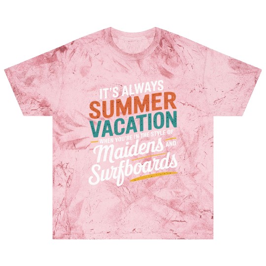 Maidens and Surfboards Vintage Summer Design Blast T Shirts