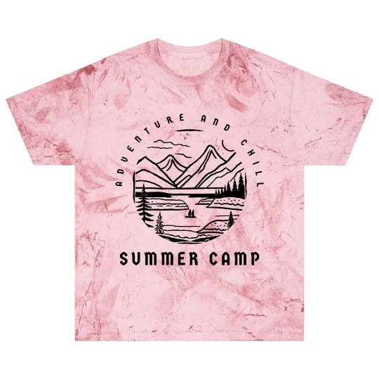 Adventure and Chill Summer Camp Mountain Blast T Shirts