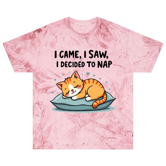 Cute Cat Nap Lover Funny Sleepy Naptime Humor Blast T Shirts